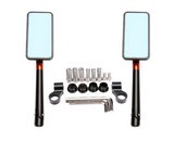 Rectangle Rearview Rear View Mirrors Cnc Aluminum Rear Side Mirrors